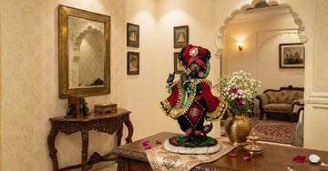 Elevate Your Space with the Premium Black Krishna Idol