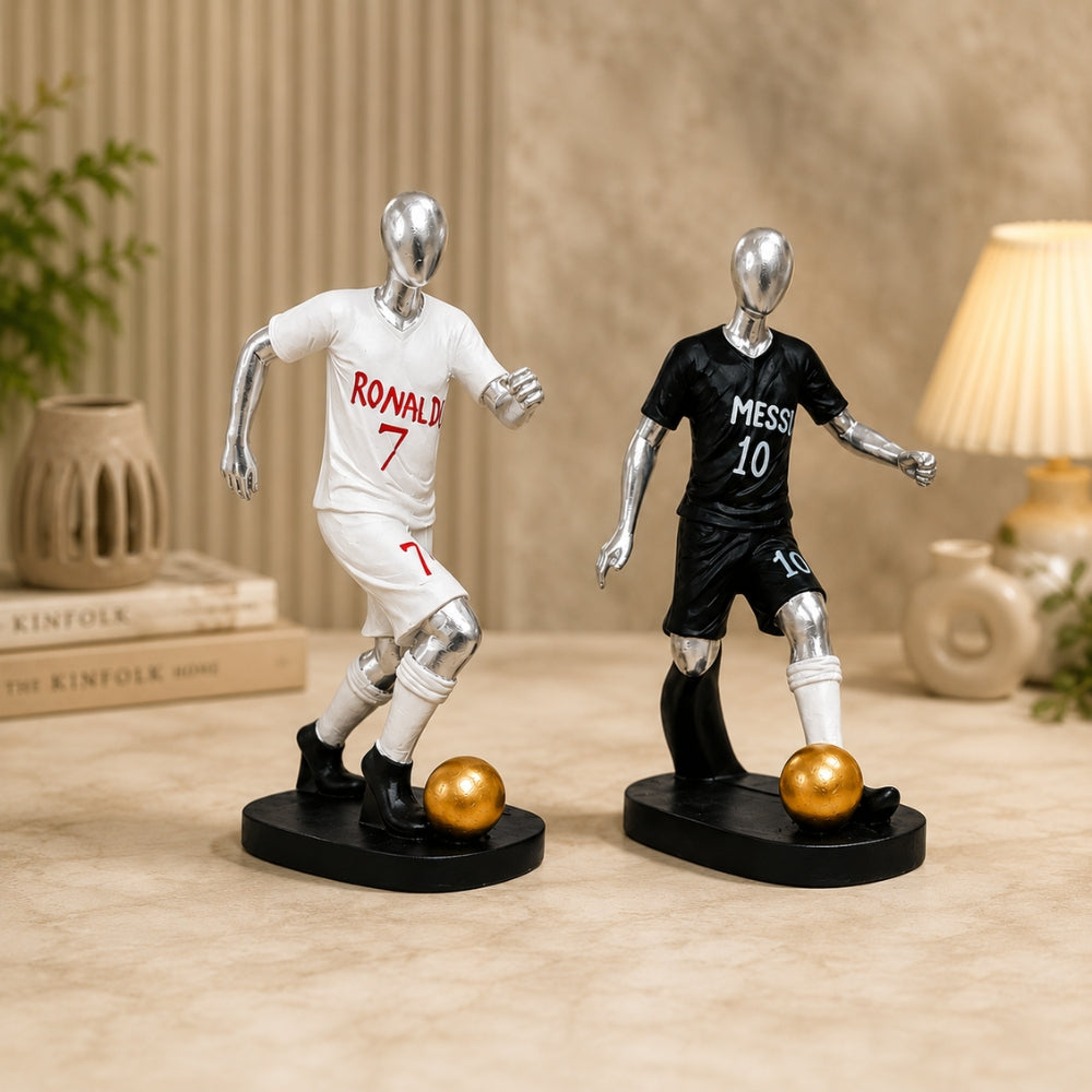 Premium Football Player Statue | Decorative Sports Collectible Figurine
