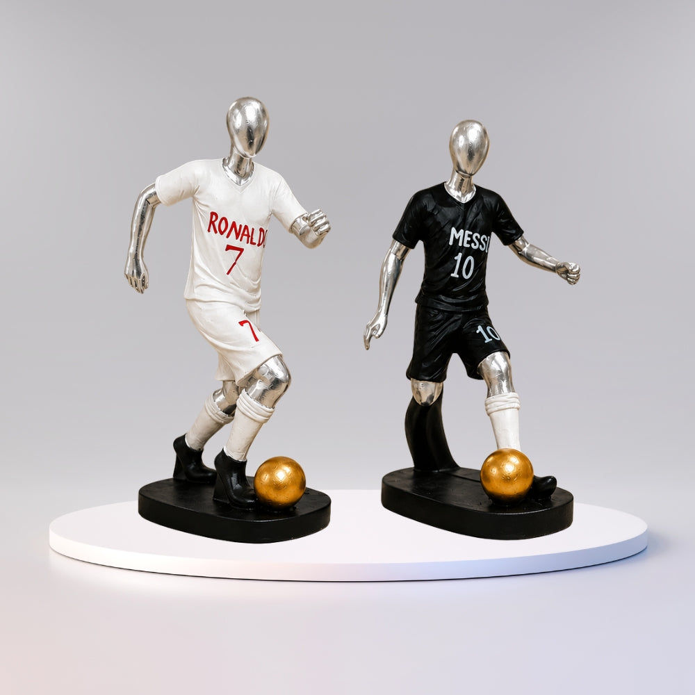 Premium Football Player Statue | Decorative Sports Collectible Figurine