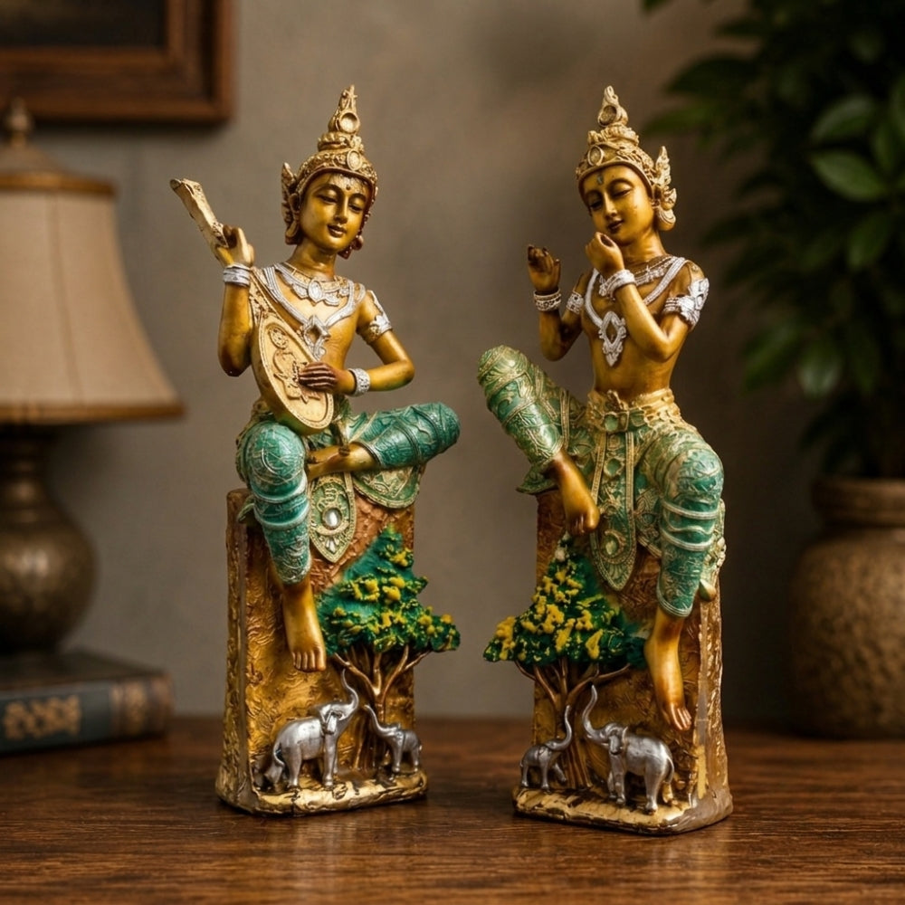 Premium Bansuri Buddha Statue for Home Decor