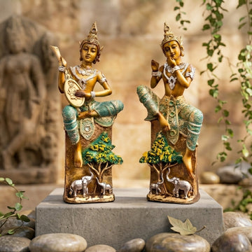 Premium Bansuri Buddha Statue for Home Decor