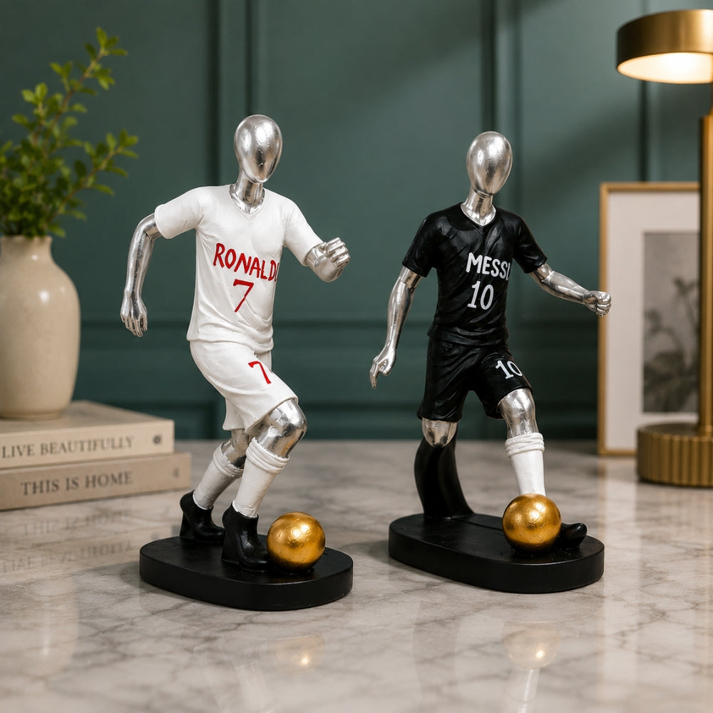 Premium Football Player Statue | Decorative Sports Collectible Figurine