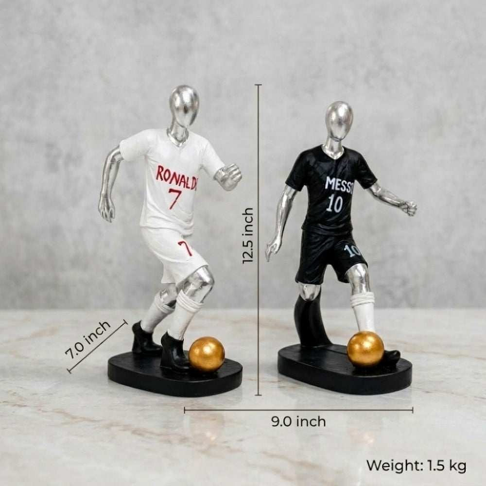 Premium Football Player Statue | Decorative Sports Collectible Figurine
